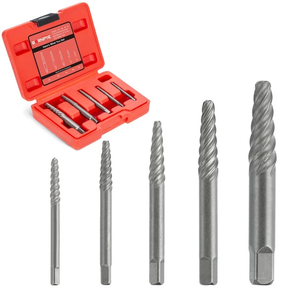 Spiral Screws Extractor Set, 37# CR-MO Easy Out Stripped Bolt