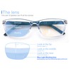MODFANS Progressive Multifocus 1.0 Reading Glasses,Blue Light Blocking Glasses,Anti-Glare,Anti-Eye Fatigue,UV