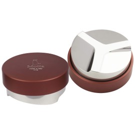 Metallurgica Motta 8370/585 Barista Coffee Espresso Leveling Tool for 58.5 Porta Filter, Red