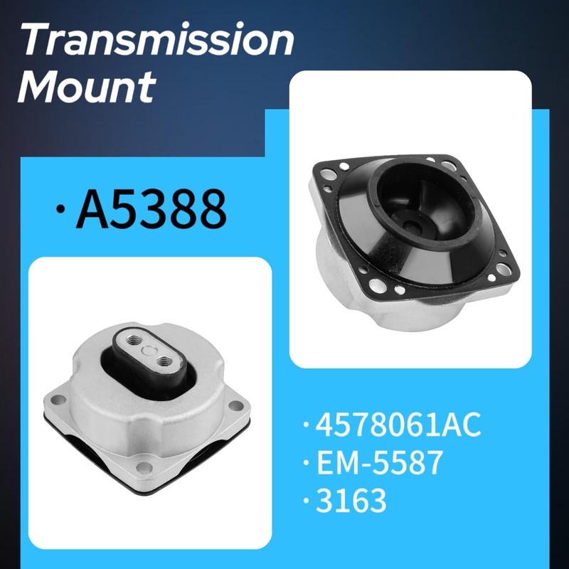 Vinomkii 3PCS A5522 A5388 Engine Motor & Trans Mount Compatible