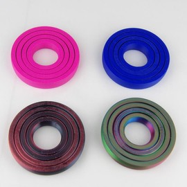 3D Printed Gyroscopic Fidget Rings - Stress Relief and Fidget Toy - Multicolor! - Color: Random!