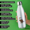 Huuraa Sports Bottle Eagle Comic Gift 500 ml Silver Stainless
