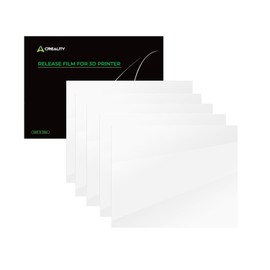 Creality FEP-Basic Film (200 x 140 x 0.15mm) 5PCS for HALOT-R6、HALOT-ONE and Screen Below 6.6 inch Resin 3D Printers Accessories, High Light Transmittance, Good Release Effect, Durable and Stable