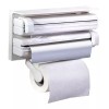Naymon Dispensador 3 En 1 Porta Toalla Papel Aluminio Playo