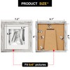 TOFOREVO 6x6 Picture Frames Set of 6 Distressed White Wood