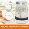 ROLIOUMEN Sourdough Starter Kit, 34OZ Sourdough Jar Container with Aluminium