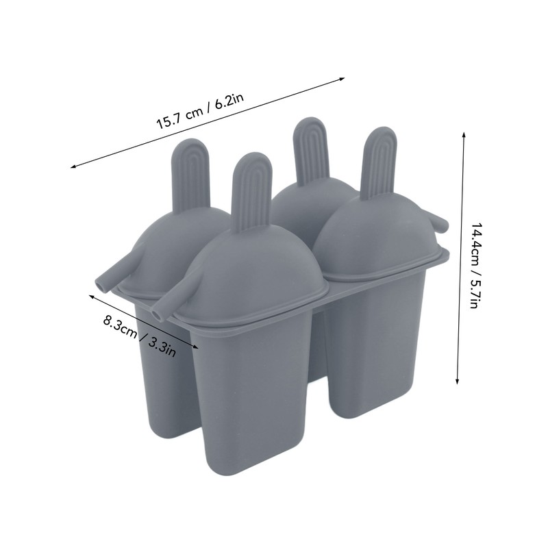 Ice Cream Mold Silicone Practical Portable DIY Ice Pop Maker