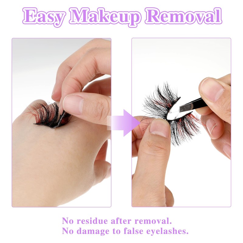 40PCS Self Adhesive Eyelashes Strips Tape Waterproof Lash Buddy Glue