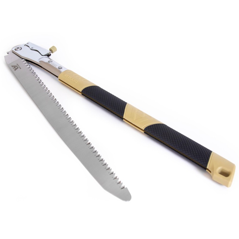 WEYLAND 20" Folding Hand Saw: 500 mm Large Foldable Blade