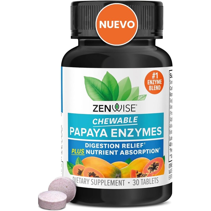 Zenwise Digestive Enzymes - Probiotic Multi Enzymes with Probiotics and