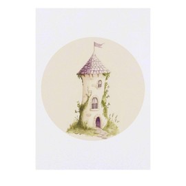 'Fairytale Tower' Temporary Tattoo - Water Resistant, Skin-Safe, Non-Toxic Transfer (TO00084581)