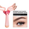 Adjustable Eyebrow Shaper Stencil Handheld Eyebrow Grooming Template Makeup Tool