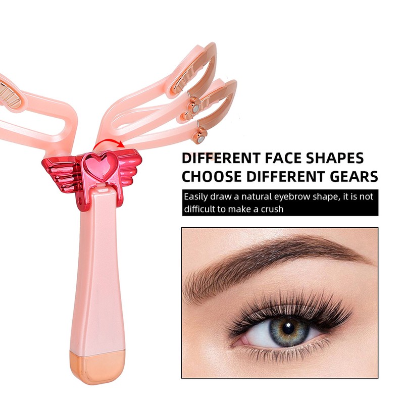 Adjustable Eyebrow Shaper Stencil Handheld Eyebrow Grooming Template Makeup Tool