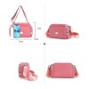 Bolsa Bandolera Mujer Moda Dama Crossbody Gran Capacidad Color Rosa