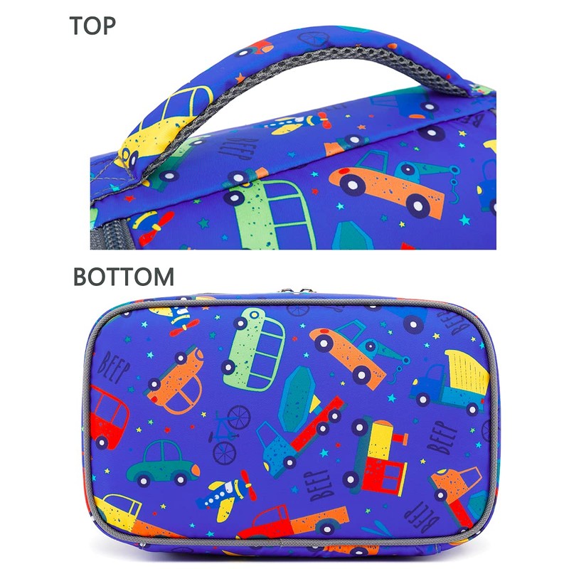 FlowFly Double Decker Cooler Insulated Lunch Bag Large Tote for