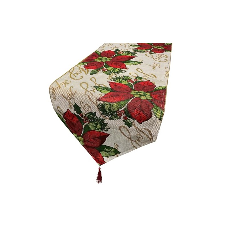 CGVG Table Runner Christmas Modern Table Runner Winter Reusable Christmas
