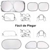 KITCHEN CHOICE Parasol para Auto,6Pcs para Sol Automovil Plegable,con Bolsa