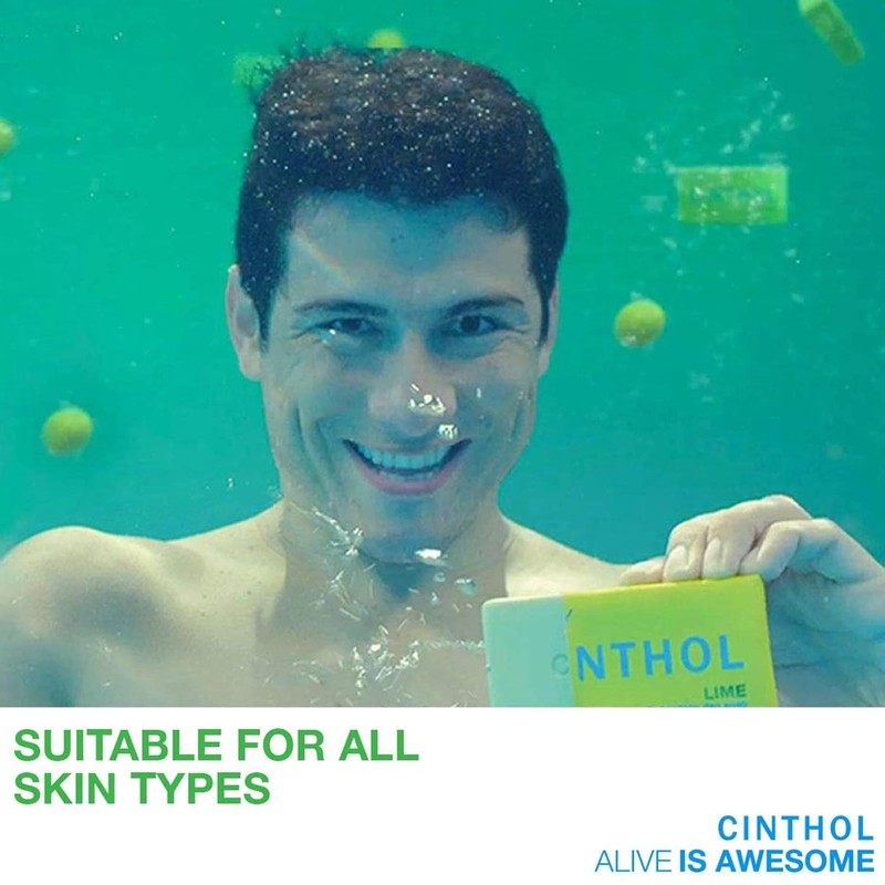 Cinthol Lime Soap, 75g (Pack of 4)