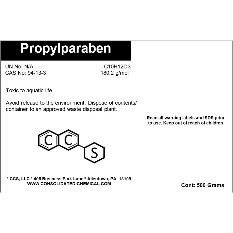 Propyl Paraben High Purity Preservative (1000 Grams)
