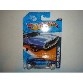 2011 Hot Wheels KMart Exclusive AMC Javelin AMX Blue #142/244