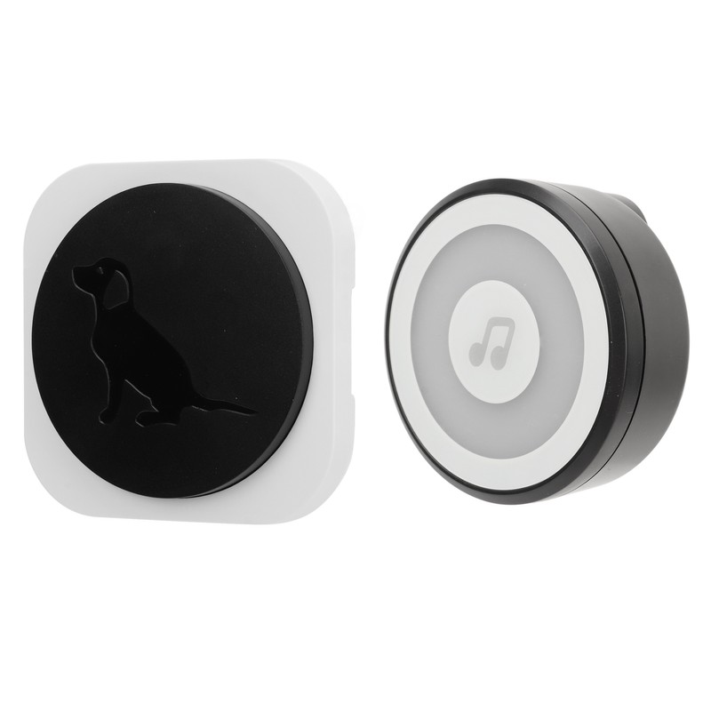 Wireless Pet Doorbell with Transmitter Receiver 4 Flashing Modes Touch