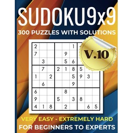 Sudoku Genius: The Ultimate Collection of 300 Puzzles for True Sudoku: Gradual Difficulty Increase | Large Print | Perfect for Travel & Home