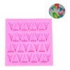 n Molde Pastel Triangulo Letras Fondant Decoracion Reposteria