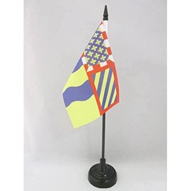 AZ FLAG SAÔNE-ET-Loire Table Flag 15 x 10 cm 10 x 15 cm