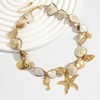 Dcfywl731 Starfish Shell Beach Necklaces for Women Summer Boho Seashell