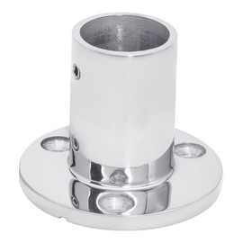 White Water 6849S Marine 316 Stainless Steel Heavy Duty 90 Degree Round Hand/Grab Rail Base Fitting for 1-1/4” Tube OD