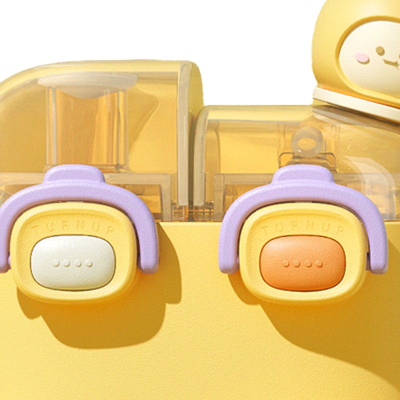 Kawaii Water Bottle Fashion Plastic Double Drinking Water Bottle with