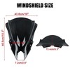 Windshield for NINJA500 SE 2024 2025, PSLER Windscreen Double Bubble