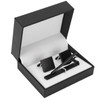 Cufflinks Tie Clip Set Stainless Steel Classic Business Style Electroplating