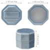 POKOFO Premium Velvet Ring Bearer Box for Proposal Engagement Wedding