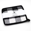 Pot Holder Set, 2 x Practical Pot Holders, Chequered, Ecological