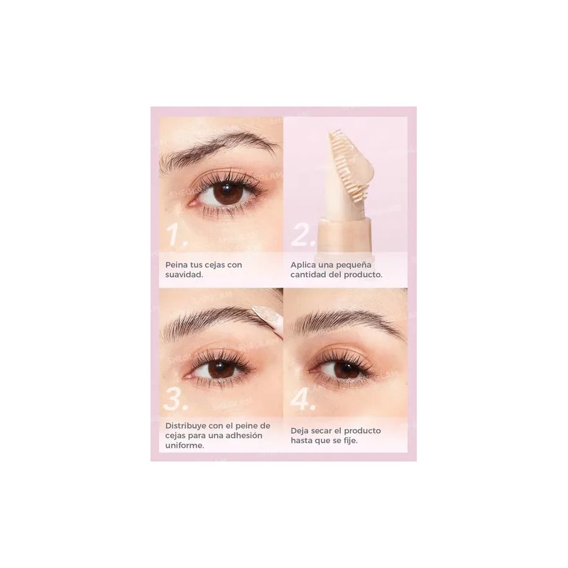 Sheglam Brow Breakdown Gel De Cejas Natural Larga Duración