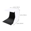 Operitacx Portable LED Light Box Photography Tent Compact Folding Design