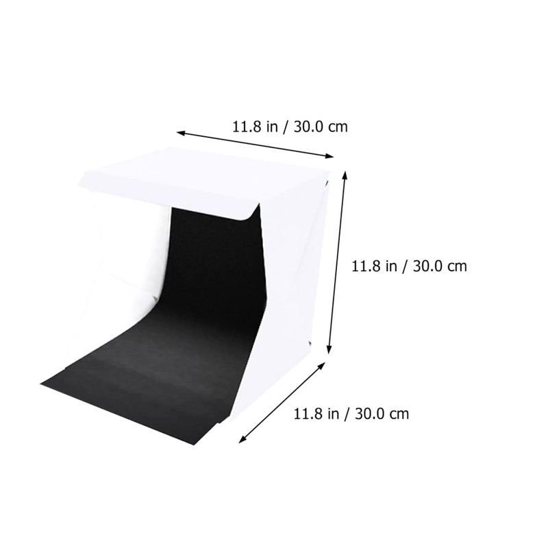 Operitacx Portable LED Light Box Photography Tent Compact Folding Design
