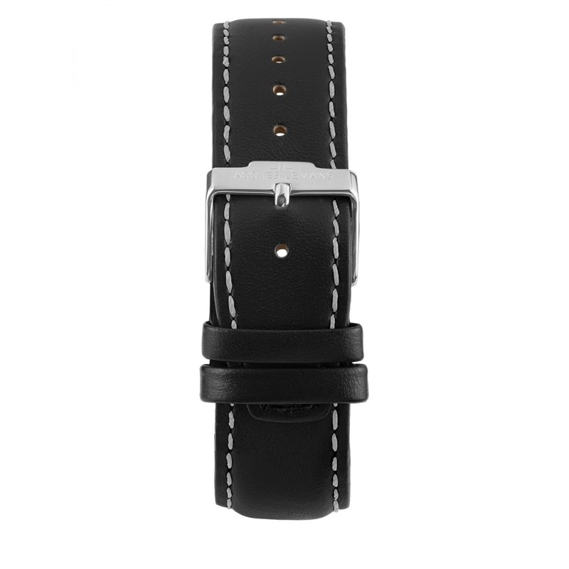 JACQUES LEMANS Fitness watch mid-39613, black, Ribbon