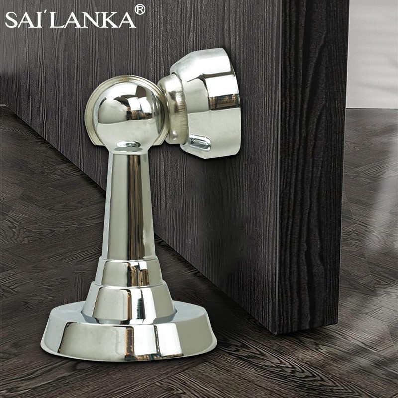 SAILANKA Magnetic Door Stop Brass Heavy Duty Door Stopper Keep