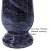 Afvarir Cemetery Granite Vase for Grave, Natural Stone Heavy Headstone