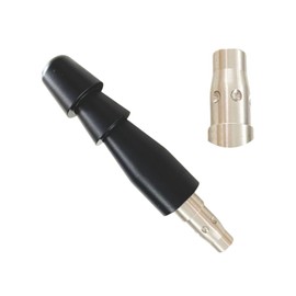 Pneumatic Tool Accessories Anti-rotation Vac-U-Lock Adapter Suction Stick Prevent Rotation Strong Saw Adapter (Black)