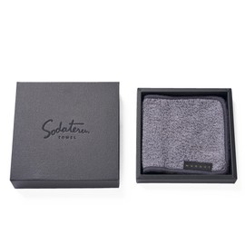 育てるタオル MARQUE Posh (Half Hand Towel) Ecru (Grayish Beige) 5"x10" Cotton 100% Boxed 2200000001382