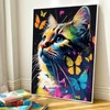 JATOK Paint by Numbers Adults, Paint by Numbers, DIY Cat