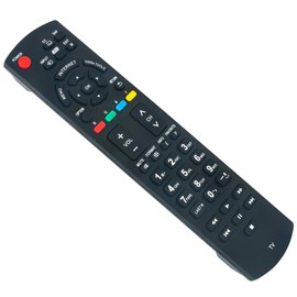 N2QAYB000704 Replacement Remote Control Commander Compatible with Panasonic TV TC-P42XT50 VC-P55UT50 TC-P50UT50 TC-P50XT50 TC-P55UT50 TC-P42UT50 TC-P60UT50 TC-P00UT50 TCP42XT50 VCP55UT50 TCP50UT50