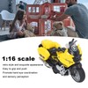 1:16 Scale Motorcycle Toy Alloy Sound Light Educational Portable Motorcycle