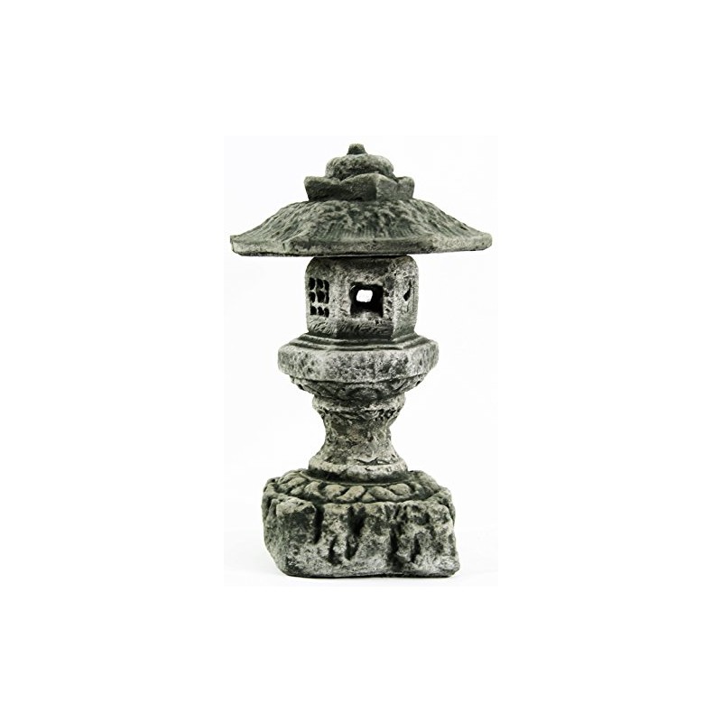 Fleur de Lis Garden Ornaments LLC Hexagonal Pagoda Concrete Statue