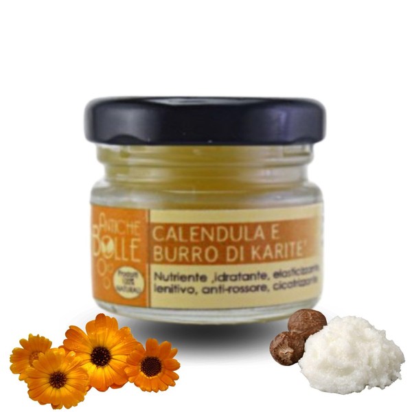 Antiche Bolle - Natürliche Ringelblumen- und Sheabutter-Salbe - Beruhigend und