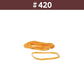 Rubber Bands O-Band #420 < 500g Clear Bag >Amber Color Wide Width Commercial Use Bulk Package Rubber Bands All Sizes 73 Kyowa