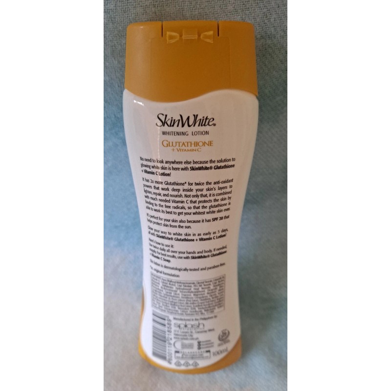 SkinWhite Skin White Glutathione + Vitamin C Whitening Lotion SPF